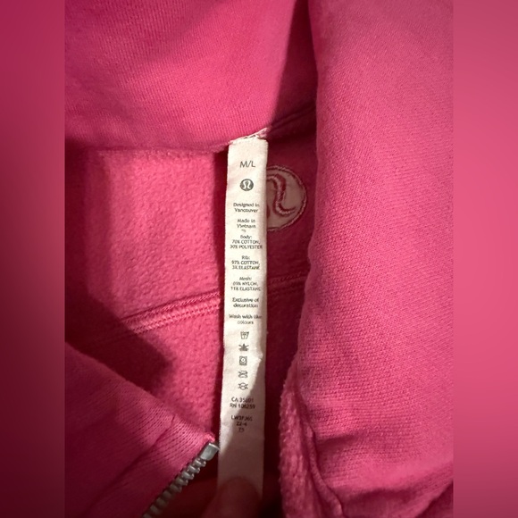 Lululemon Scuba Oversized Funnel Neck Half Zip
Sonic Pink size M/L - Picture 6 of 8